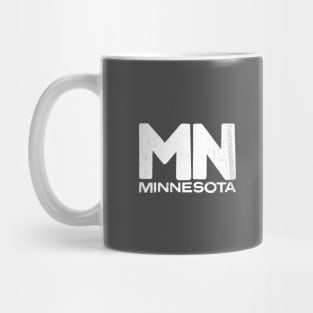 MN Minnesota State Vintage Typography Mug